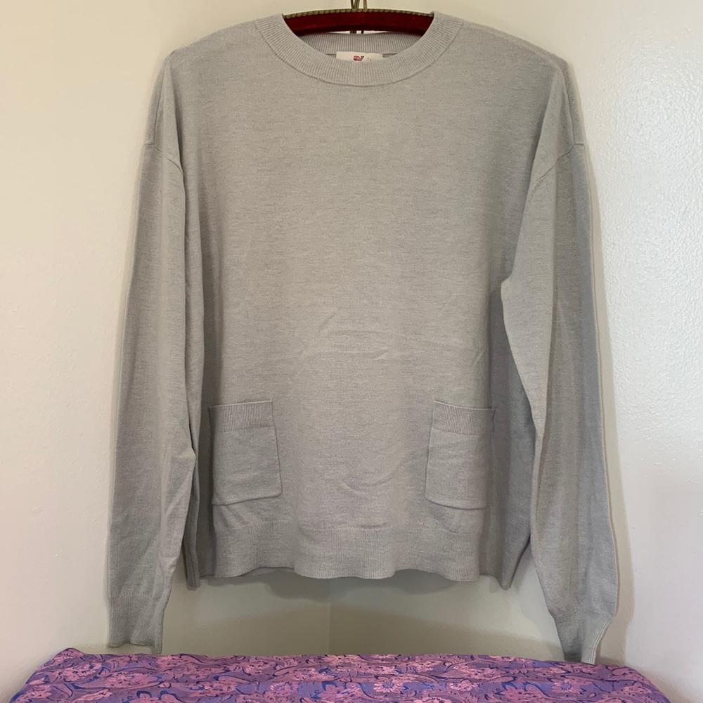 🦋SALE🦋**NWT** Vineyard Vines Patch Pocket Sweater - Picture 2 of 11
